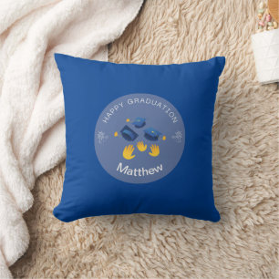 Coussin Jeu d'oreiller - Happy Graduation - Ajouter un nom