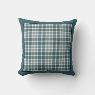 Coussin Jeu d'oreillers à lancer Plaid Blues d'hiver