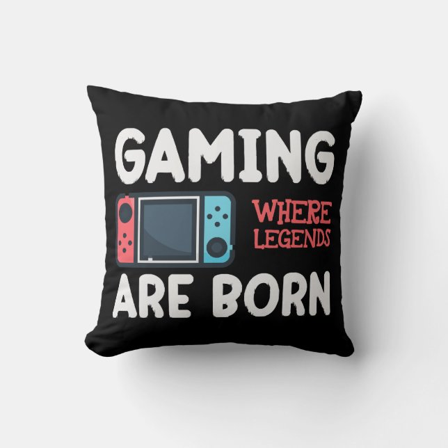 Coussin jeu où les légendes naissent (Recto)