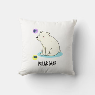 Coussin Jeu scientifique amusant pour l'ours polaire