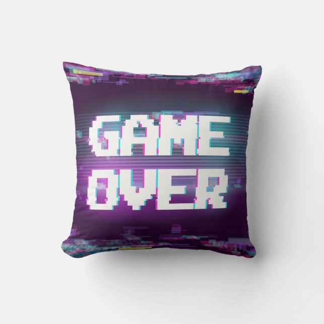 Coussin Jeu sur concept, effet de pépin. (Recto)