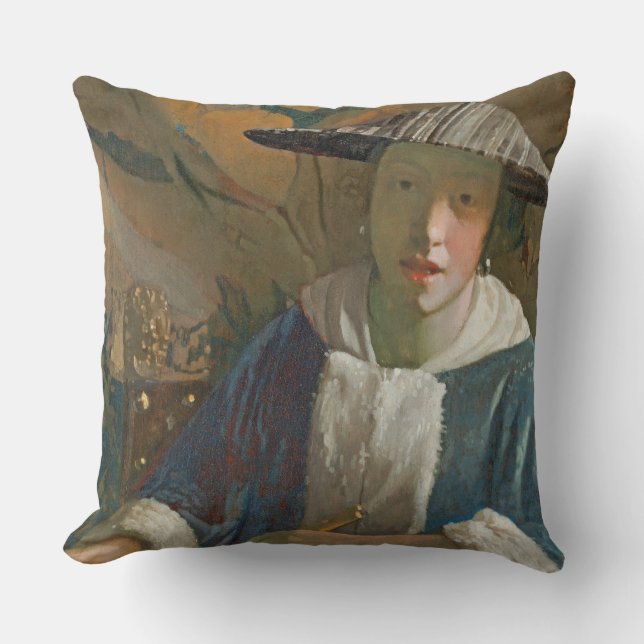 Coussin Jeune fille avec une cannelure, c.1665-70 (Recto)