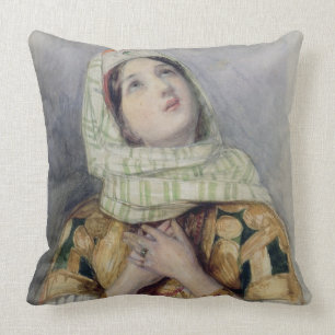 Coussin Jeune Madame dans la robe de turc (la semaine