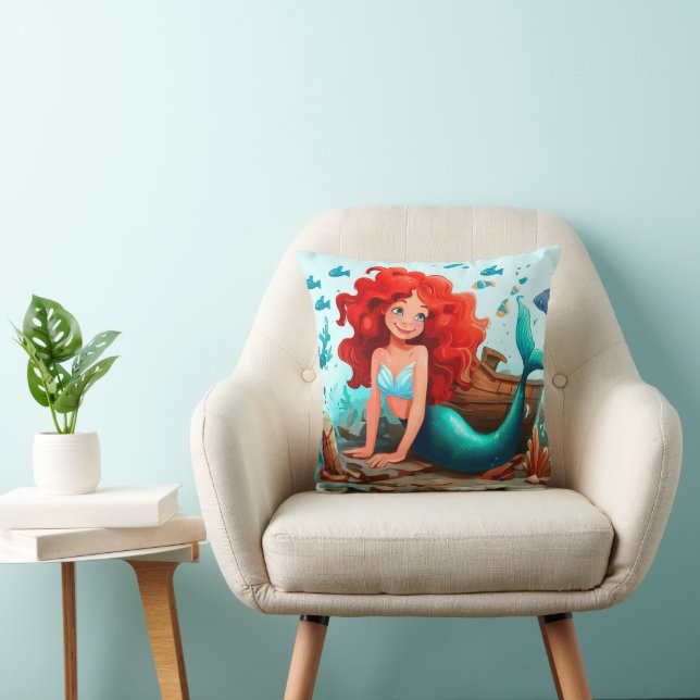 Coussin Jeune sirène (Chaise)