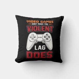 Coussin Jeux Vidéo Cadeau Gamer Lag fait
