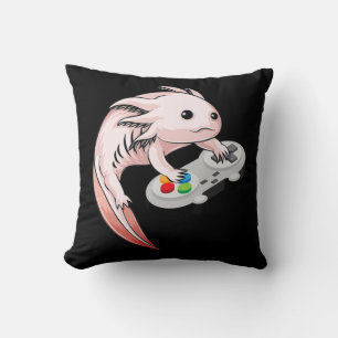 Coussin Jeux vidéo Gamesolotl Axolotl Jeux Kawaii Anime