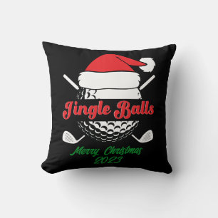Coussin Jingle Balls Funny Nommé Quirky Golf