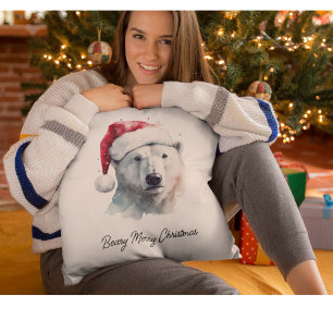 Coussin Jingle Bear Joy, personnalisé