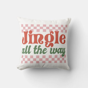 Coussin Jingle Tout Le Chemin Retro Noël Super