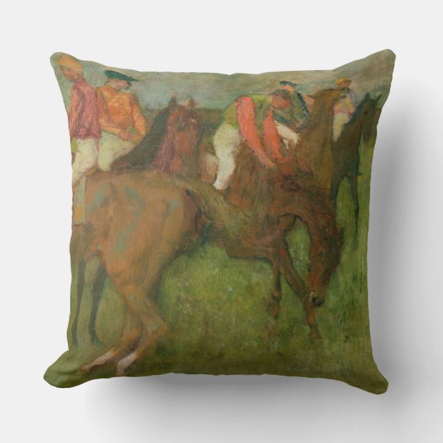 Coussin Jockeys d'Edgar Degas |, 1886-90 (Recto)