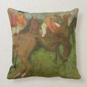 Coussin Jockeys d'Edgar Degas  , 1886-90