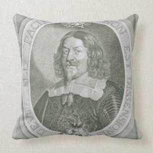 Coussin Johann Adler Salvius (1590-1652) des 'portraits d