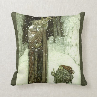 Coussin John Bauer la princesse et le Troll