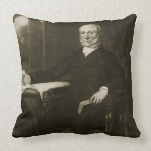 Coussin John Quincy Adams, 6ème président du Sta uni