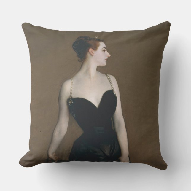 Coussin John Singer Sargent Madame X Classic Portrait (Recto)