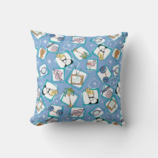 Coussin Johnny Bravo Icon Pattern (Recto)