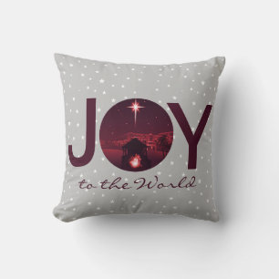 Coussin Joie au monde de la nativité