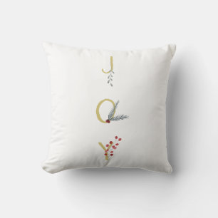 Coussin Joie Botanique Rustique Or Minimaliste