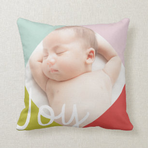 Coussin Joie de bloc de couleur