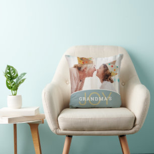 Coussin Joie de grand-mère moderne 2 Photos