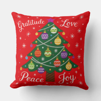 Coussin Joie de l'arbre de Noël