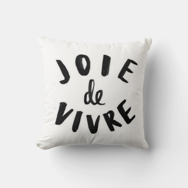 Coussin Joie De Vivre Pillow (Recto)