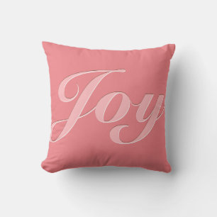 Coussin Joie en rose