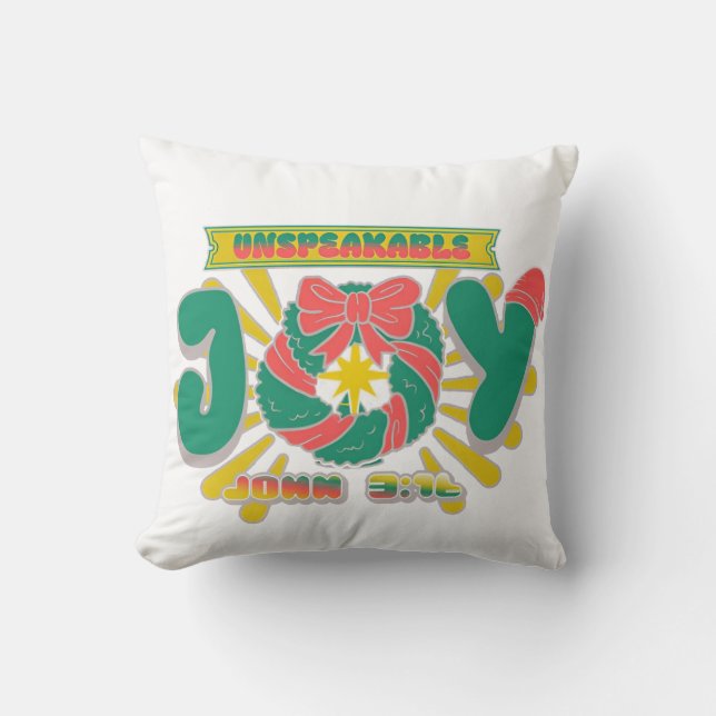 Coussin Joie indicible (Recto)