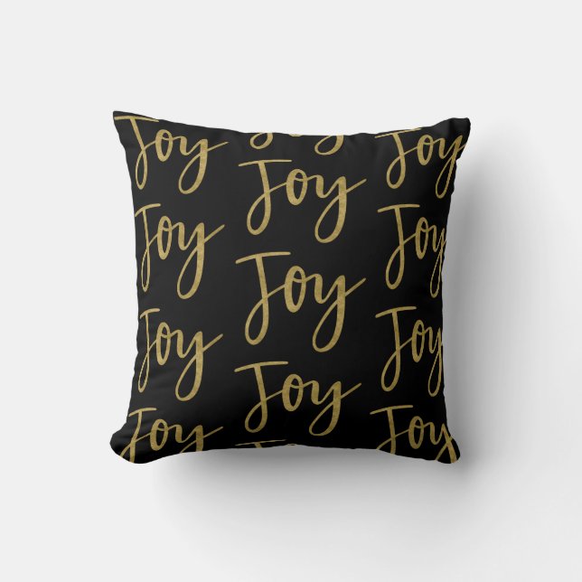 Coussin JOIE / OH QUELLE DIVERTISSEMENT Double face TOUTE  (Recto)