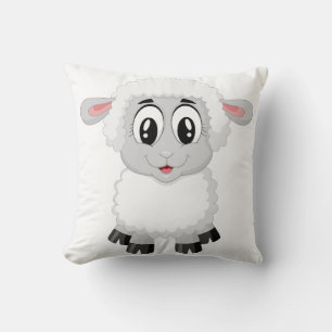 Coussin Joli agneau de ferme bébé