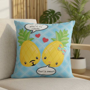 Coussin Joli ananas Tropical Pina Colada Romantique