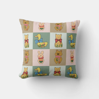 Coussin Joli animal pour la décoration du canapé et de la 