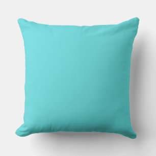 Coussin Joli bleu bleu élégant turquoise Robin's Egg Blue