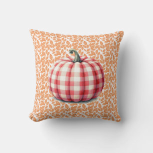 Coussin Joli bonjour chute plaid citrouille