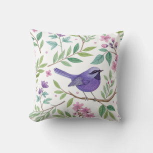 Coussin Joli Carré d'oreiller à l'Accent Violet