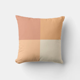 Coussin Joli Carrés Peach