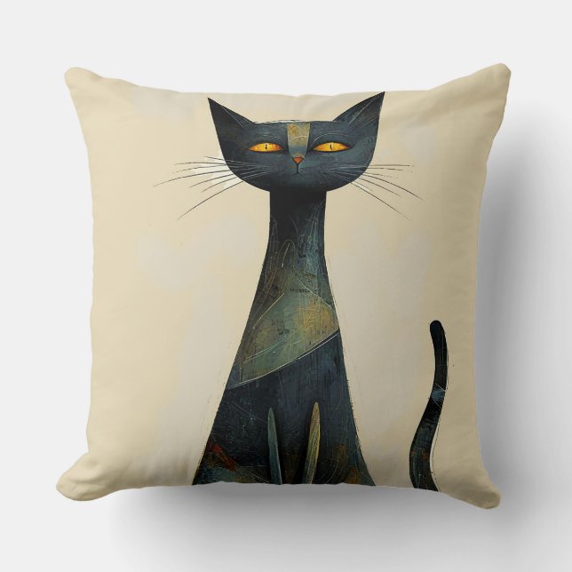 Coussin Joli chat de dessin animé (Recto)