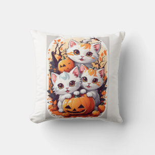 Coussin Joli collier pour chatons d'Halloween - Identifica