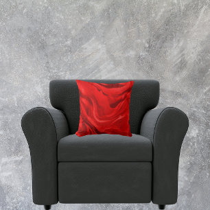 Coussin Joli dégradé d'esthétique rouge