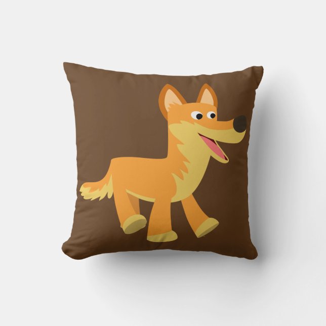 Coussin Joli Dingo Caricature (Recto)