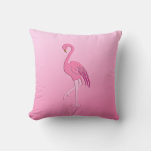 Coussin Joli flamant rose