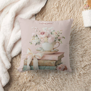 Coussin Joli Floral Littéraire