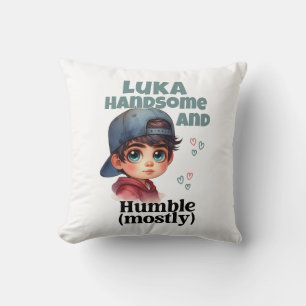 Coussin Joli Garçon Beau Et Humble
