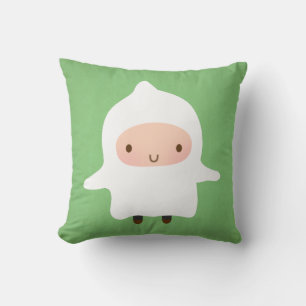 Coussin Joli garçon fantôme et squelette pour Halloween