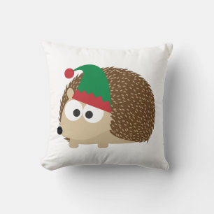 Coussin joli Hérisson Elf de Noël