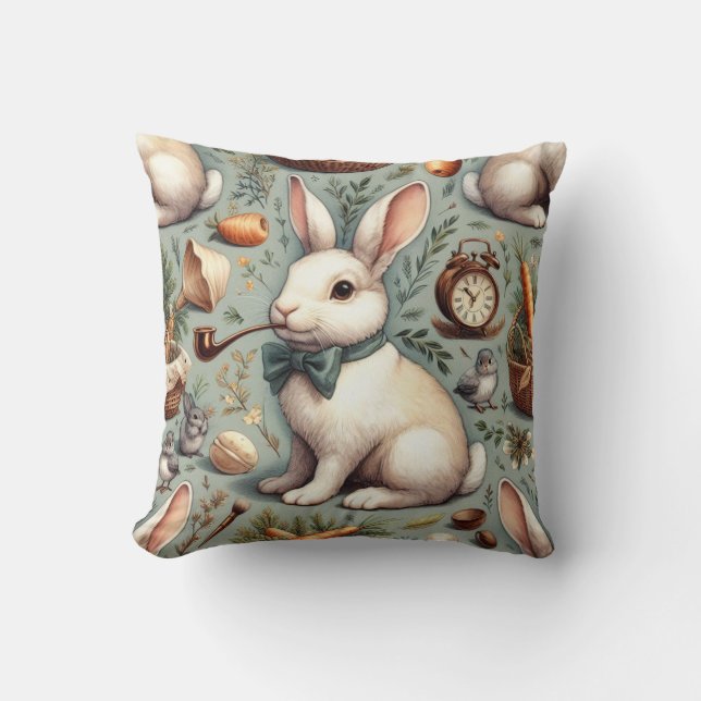 Coussin Joli lapin Vintage (Recto)