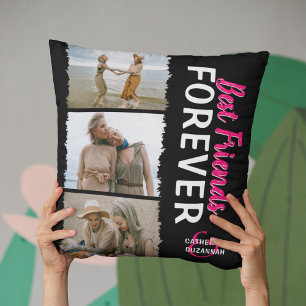 Coussin Joli 'Meilleures Amies Pour Toujours' 3 Photo