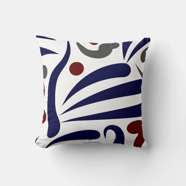 Coussin Joli motif abstrait (Recto)
