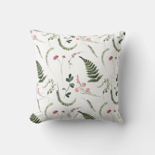 Coussin Joli Motif botanique Fleur sauvage