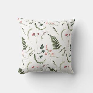 Coussin Joli Motif botanique Fleur sauvage